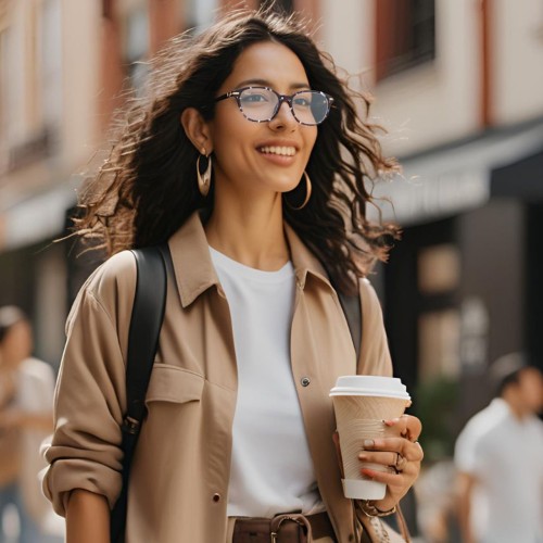 Whosale Round Full Frame Plastic Optical Frame with Box