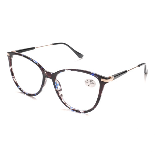 Whosale Round Full Frame Plastic Optical Frame with Box