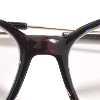 Whosale Round Full Frame Plastic Optical Frame with Box