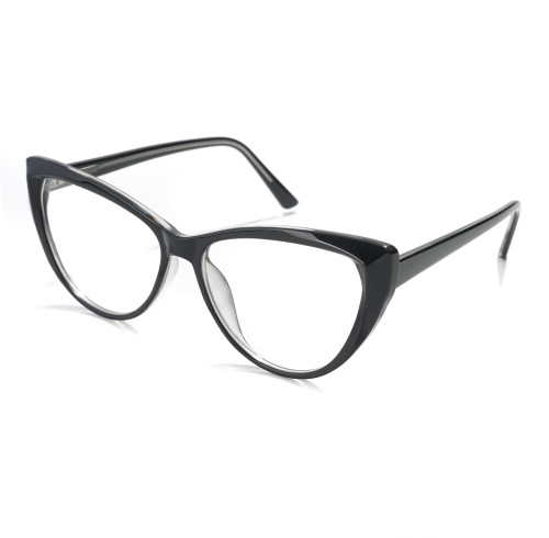 Wholesale CP Injection Optical Frames Black Color Lady Cat Eye Style