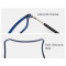Plastic Long Arms Reading Glasses for Granny Support Customization RP499028