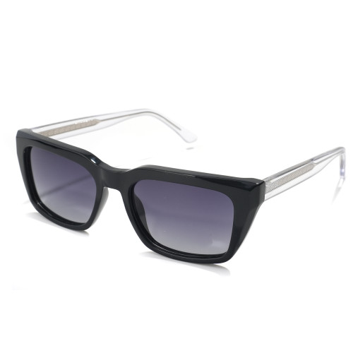 Wholesale Men's Rectangle Acetate Frame Polarized Sunglasses | China Sunglasses Eyewear Manufacturer