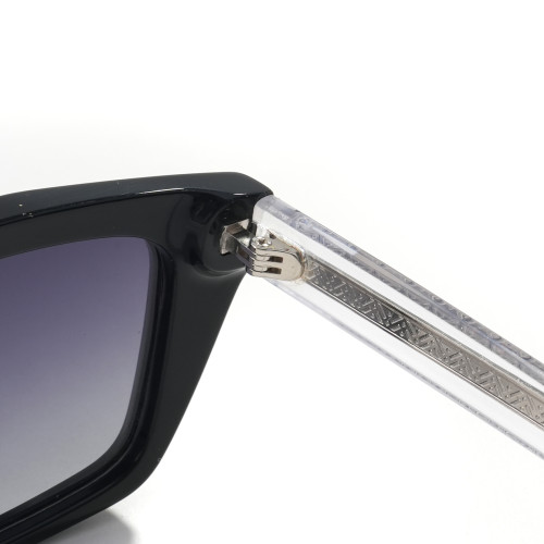 Wholesale Men's  Rectangle Acetate Frame Polarized Sunglasses | China Sunglasses Eyewear Manufacturer