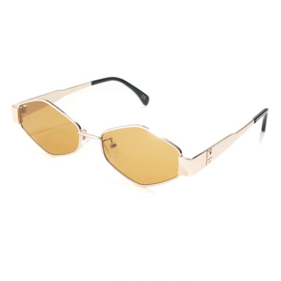 China Thin Metal Frame Sunglasses Wholesale UV400 Protection Sunglasses