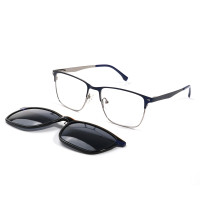 Men's Eyeglass Frames With Magnetic Clip On Sunglasses | Designer Eyewear Frames Manufacturers