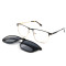 OEM Mens Eyeglass Frames With Clip On Sunglasses | Optical Distribution Frame Manufacturer