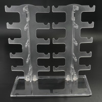 OEM Eyeglasses Stand Holder Premium Acrylic 5 Tier Eyeglasses Frame Riser Display Stand