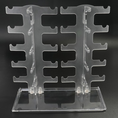 OEM Eyeglasses Stand Holder Premium Acrylic 5 Tier Eyeglasses Frame Riser Display Stand