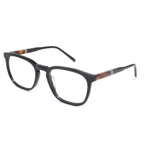 Men's Acetate Square Frame Optical Glasses | China Retro Square Optical Frames manufacturers