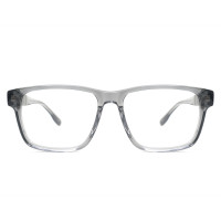 Wholesale HD Acetate Men Optical Frame Black And Transparent Color Chinese High End Optical Frames Manufacturer