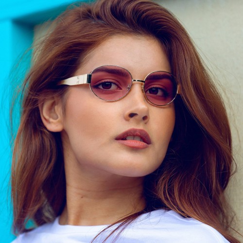 OEM Gold Frame Sunglasses Wholesale China Metal Frame Oval Lens Sunglasses Manufacturers
