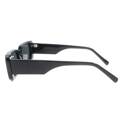 Custom Rectangular Black Acetate Sunglasses | Wholesale Acetate Sunglasses Frames