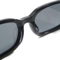 Custom Rectangular Black Acetate Sunglasses | Wholesale Acetate Sunglasses Frames