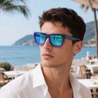 Translucent Blue Custom Sunglasses Frames | Leading WenZhou Biggest Eyewear Manufacturers | Readsun Optical