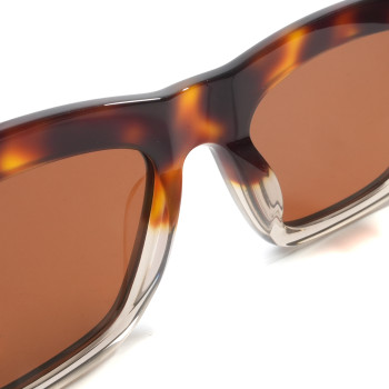 Wholesale Big Squared Frame Acetate Sunglasses OEM Tortoiseshell  | China Private Label OEM Factory