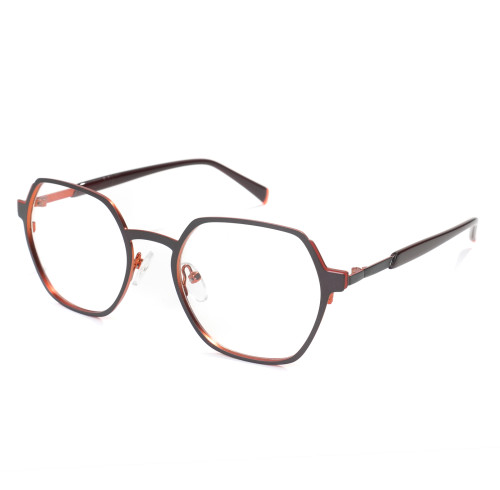 Bespoke Geometric Metal Optical Frames Custom Eyeglass Frames For Men | Largest Eyewear Manufacturer In China Wenzhou