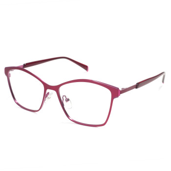 Elegant Magenta Cat-Eye Optical Frames | Premium Custom Eyeglass Frames For Sale