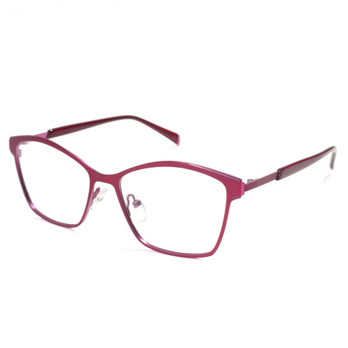 Elegant Magenta Cat-Eye Optical Frames | Premium Custom Eyeglass Frames For Sale