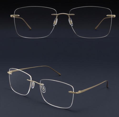 Wholesale Titanium Eyeglass Frames China Rimless Eyewear Manufacturer