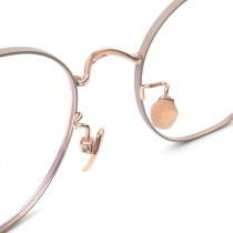 China Retro Metal Optical Frame Wholesale Titanium Eyeglass Frames Manufacturers