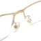 Wholesale Titanium Eyeglass Frames Half Rim Metal Eyeglass Frames Factory Private Label Eyewear Manufacturers