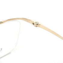 Wholesale Titanium Eyeglass Frames Half Rim Metal Eyeglass Frames Factory Private Label Eyewear Manufacturers