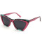 High quality stitching process variety of colors cat eye women's acetate sunglasses