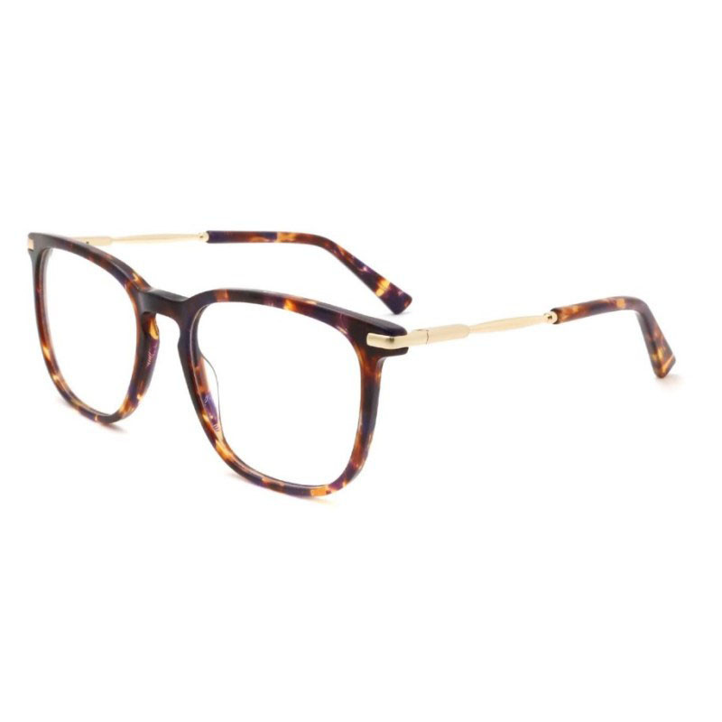 Tortoise Ultralight Adult Acetate Optical Frame With Metal Temple