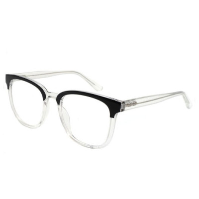 Wholesale 2023 Double Color Adult Acetate Injection Optical Frame With Metal Spring Hinge