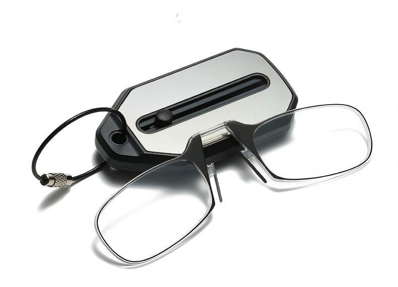 RM353016 folding mini keychain reader front view