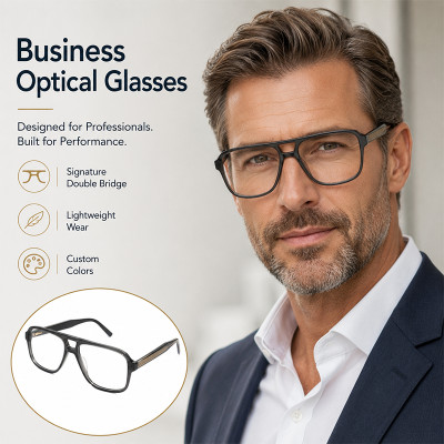 High Quality Luxury  Men Trending Designer Original  Acetate Full Rim Glasses optical frames