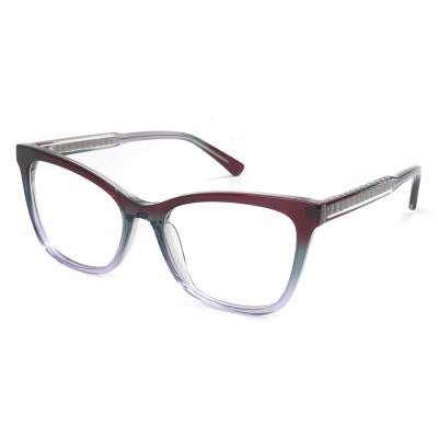 Factory Wholesale Eyewear Fashion New Trendy Designer Spectacle Optical Frames Acetate Mixed Glasses Frame for Men