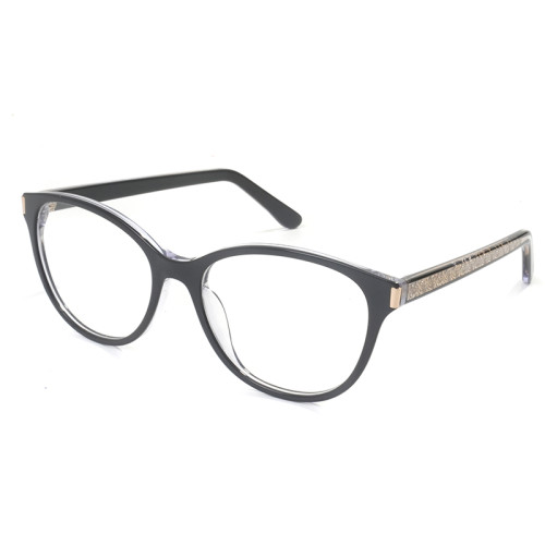 New Retro Acetate Rectangle Eyeglasses Frame for Women Face Shape Optical Glasses