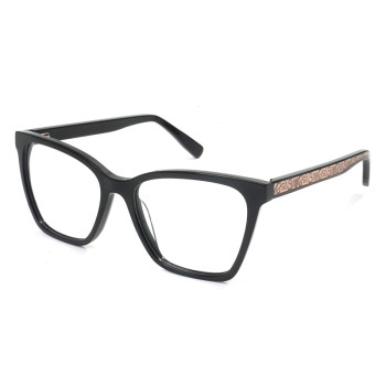 High Quality Custom logo OEM ODM Square Acetate Eyewear Ladies Eyeglasses optical frames for Women