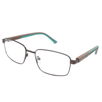 Wholesale Custom Made Men Unique Metal Square Optical Frame Durable Classic Full DIY Optical Frame