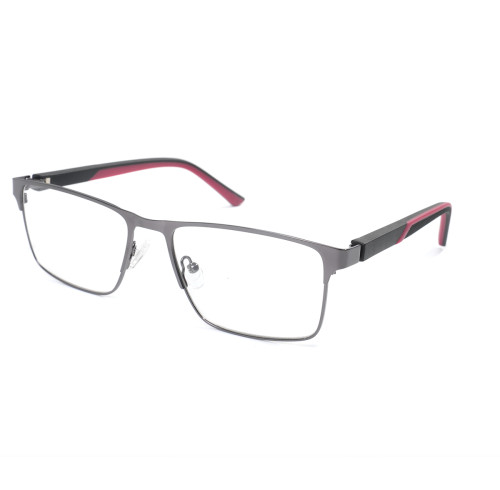 New Luxury Classics Simple Square Full Rim Metal Optical Glasses Frames Eyeglasses Frames High Quality