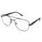 Fashionable Metal Double Bridge DIY Optical Glasses Light Blue Rectangle Frame DIY eyeglasses frames