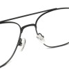 Fashionable Metal Double Bridge DIY Optical Glasses Light Blue Rectangle Frame DIY eyeglasses frames