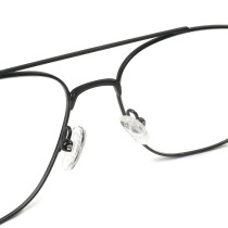 Fashionable Metal Double Bridge DIY Optical Glasses Light Blue Rectangle Frame DIY eyeglasses frames