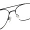 Fashionable Metal Double Bridge DIY Optical Glasses Light Blue Rectangle Frame DIY eyeglasses frames