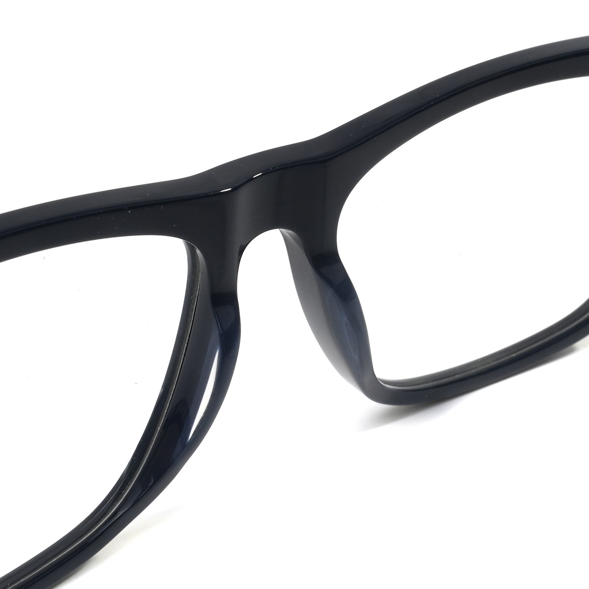 25C087A-J metal double bridge DIY optical frame front detail