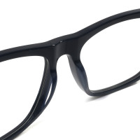 Fashionable Metal Double Bridge DIY Optical Glasses Light Blue Rectangle Frame DIY eyeglasses frames