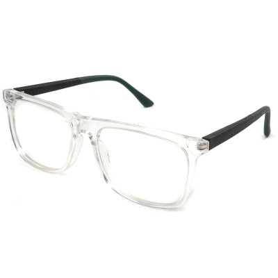Fashionable Metal Double Bridge DIY Optical Glasses Light Blue Rectangle Frame DIY eyeglasses frames