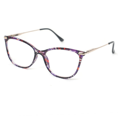 Readsun Comfortable OEM Wholesale metal frame PC Reader Eyewear Fashionable Lightweight Reading Glasses with metal temple