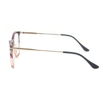 Readsun Factory Supply OEM ODM Luxury Lightweight Blue Light Blocking Full Rim Reading Glasses  with metal temple