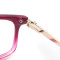 Readsun Fashionable Luxury Square Lightweight Pc Reading Glasses Custom Blue Light Blocking Women Reader Eyewear with metal temple