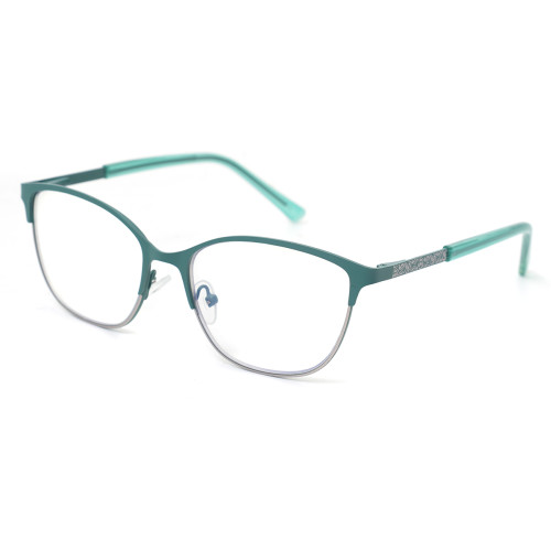 Readsun Luxury Lightweight Full Rim  Metal Progressive Reading Glasses Office Eyeglass Readers with Pattern Temple