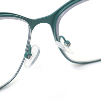 Readsun Luxury Lightweight Full Rim Metal Progressive Reading Glasses Office Eyeglass Readers with Pattern Temple