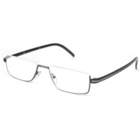 Readsun New Half Frame Luxury Blue Light Blocking Metal Eyewear Readers Half-frame Men Stainless steel reading glasses with PC temple