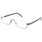 Readsun New Half Frame Luxury Blue Light Blocking Metal Eyewear Readers Half-frame Men Stainless steel reading glasses with PC temple